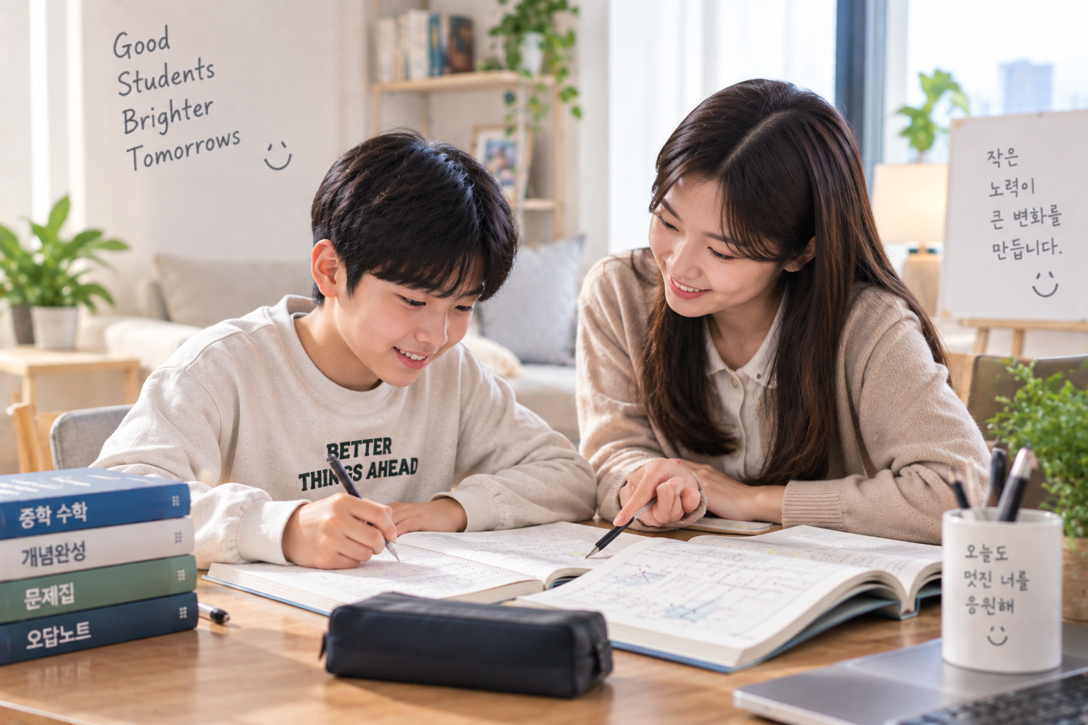 학생의 집에서 진행하는 1:1 방문과외